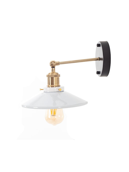 Artekko Lamp Wall White 24x24x14cm