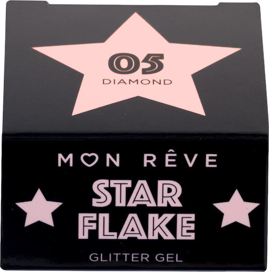 Mon Reve Gel Gel pentru Unghii Multi-Purpose Glitter Gel Intense Shine 4gr