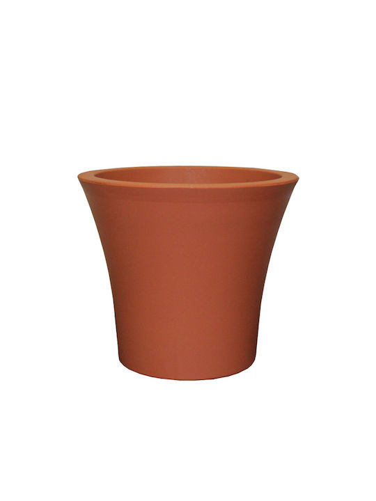 Atmosphera City 40 with Wheels Flower Pot with wheels 40x38cm Terracotta 10.11.0165