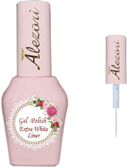 Alezori Ημιμόνιμο Βερνίκι Νυχιών Extra White Liner 15ml