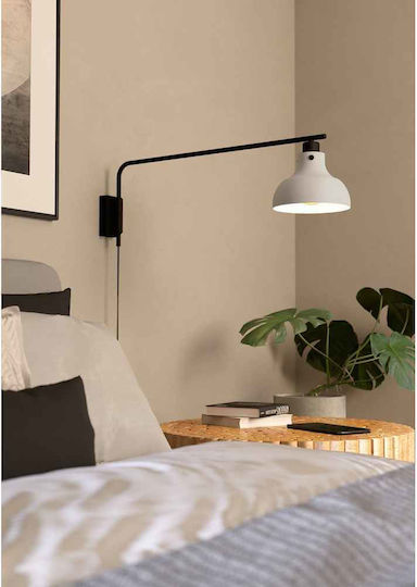 Eglo Matlock Lamp Wall Socket Gray 20x25x20cm Eglo Matlock Lamp Wall Socket Gray 20x25x20cm