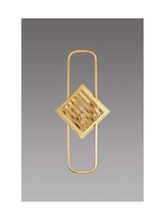 ARlight Leuchte Wand mit Fassung E14 Gold 28x28x8cm
