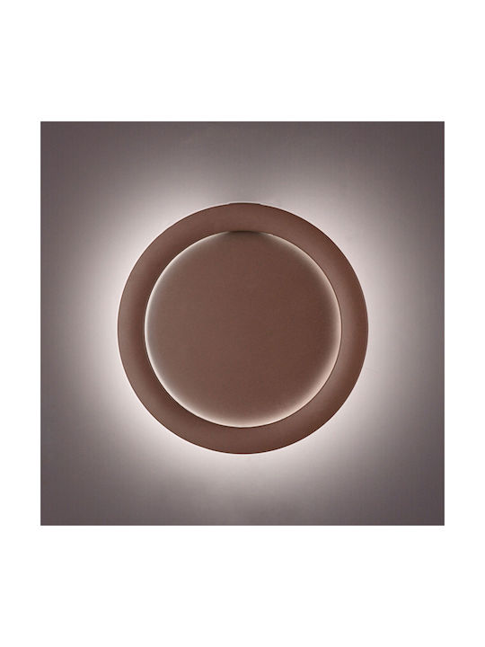 Viokef Wandmontiertes Außenwandleuchte LED IP65 16W mit Warmweißem Licht 23x23cm