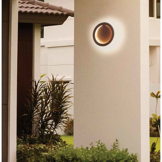 Viokef Wandmontiertes Außenwandleuchte LED IP65 16W mit Warmweißem Licht 23x23cm