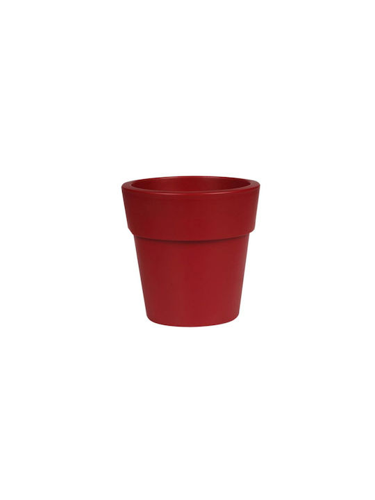 Viomes Linea Pot Plastic Bordeaux 30x30x28.5cm.