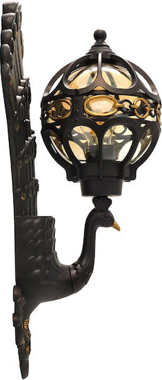 GloboStar Cornelia Vintage Lamp Wall with Socket E27 Brown 32x20x55cm