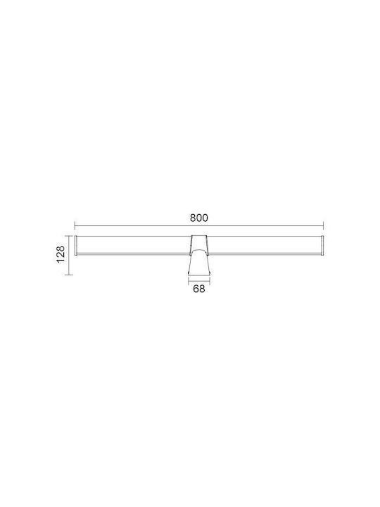 Spot Light Lamp Bathroom Silver