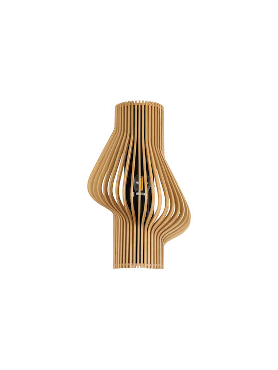 GloboStar Mihiro Vintage Wall Lamp with E27 Base Beige 13x40cm
