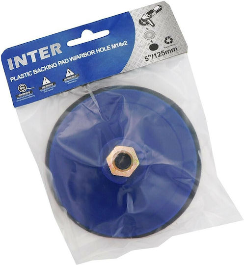 Inter 791316 Rubber Backing Pad Velcro Angle Wheel 150mm