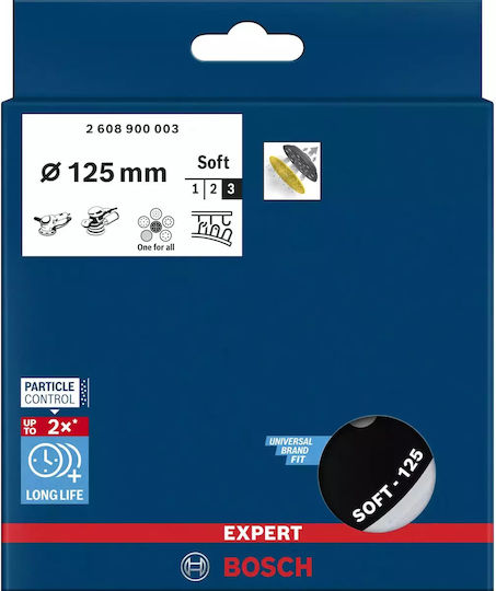 Bosch EXPERT Multihole Backing Pad Gummi-Stützteller Drehend Schleifer 125