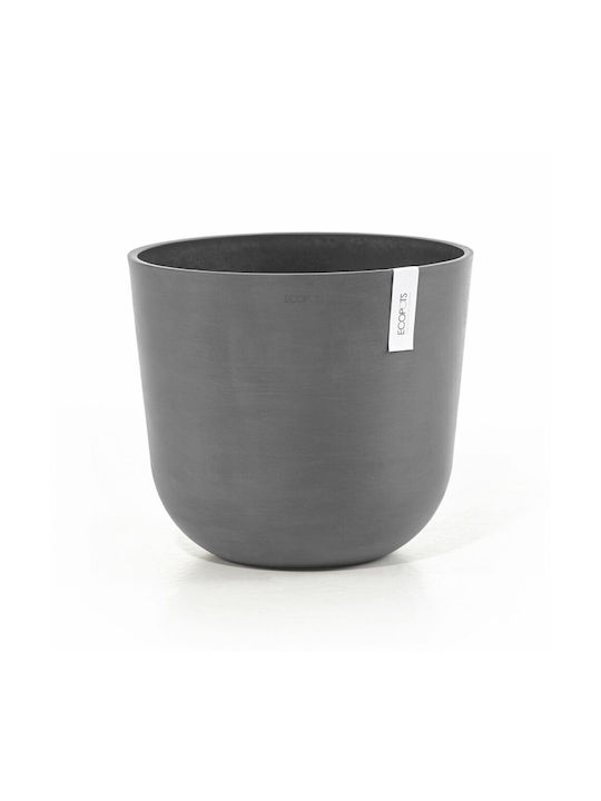 Ecopots Oslo 35 Flower Pot 35x30.5cm in Gray Color