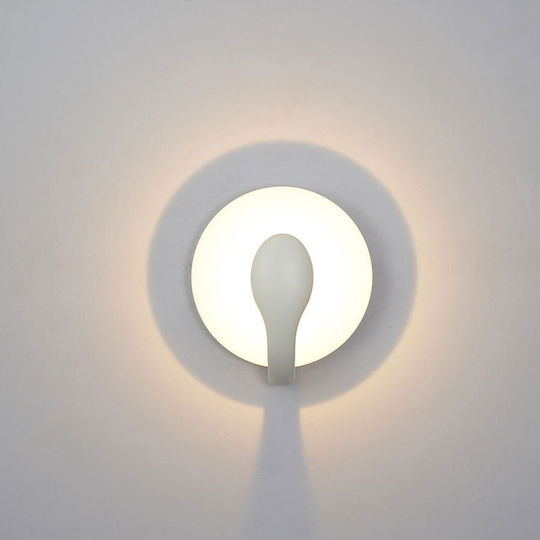 Luma Modern Lumină de Perete cu LED Integrat și Lumină Alb Cald 18x18cm