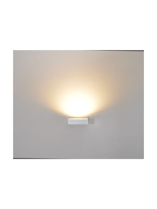 Luma Осветително тяло За стена LED Бял 14x14см.