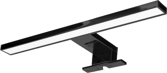 Adviti Leuchte Badezimmer mit Integrierter LED und Neutralweißes Licht Schwarz 30x30cm
