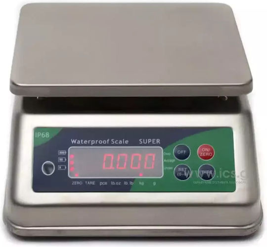 ICS Super IP68 Electronic Commercial Precision Scale 30kg/2gr 700.0311