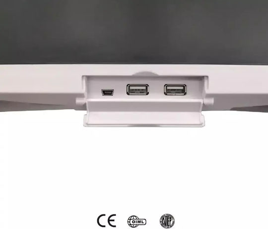 T-Scale PA-10B Ηλεκτρονική Ζυγαριά Λιανικής με Κολώνα με Ικανότητα Ζύγισης 30kg και Ακρίβεια 10gr