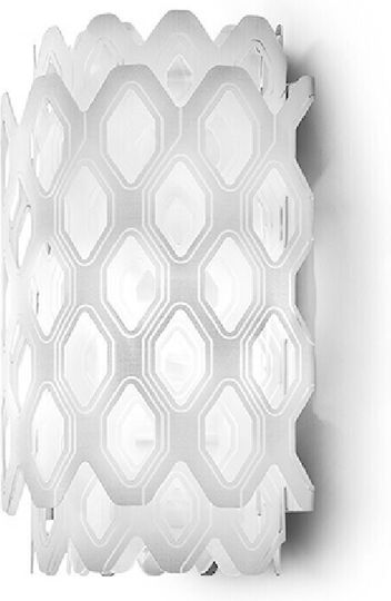 Slamp Charlotte Leuchte Wand Weiß 21cm