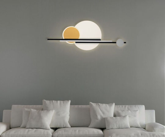 Luma Modern Leuchte Wand mit Integrierter LED und Warmweißes Licht 118cm