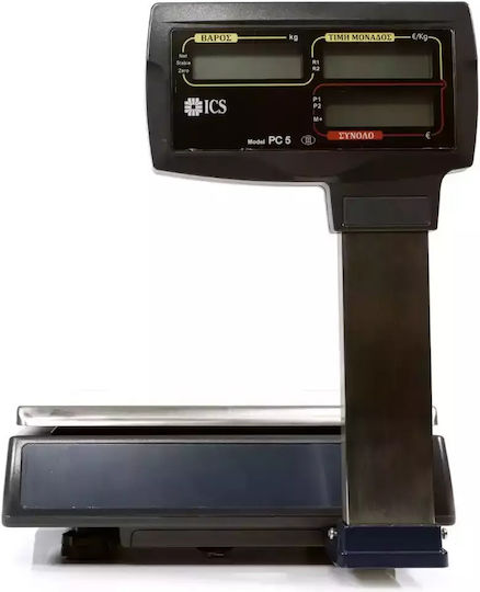 Ishida Electronic Retail Scale with Column with Weighing Capacity of 30kg and Division 10gr