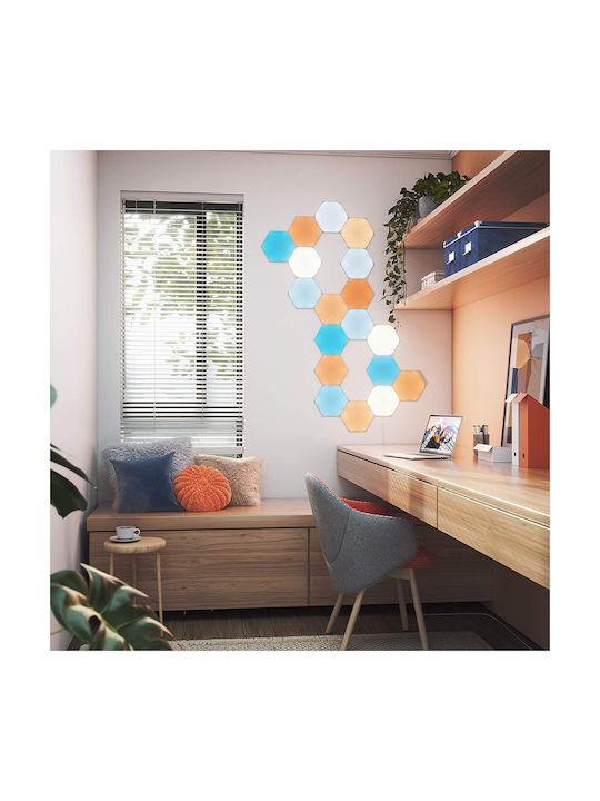 Nanoleaf Dekorative Lampe Sechseck Weiß 15Stück