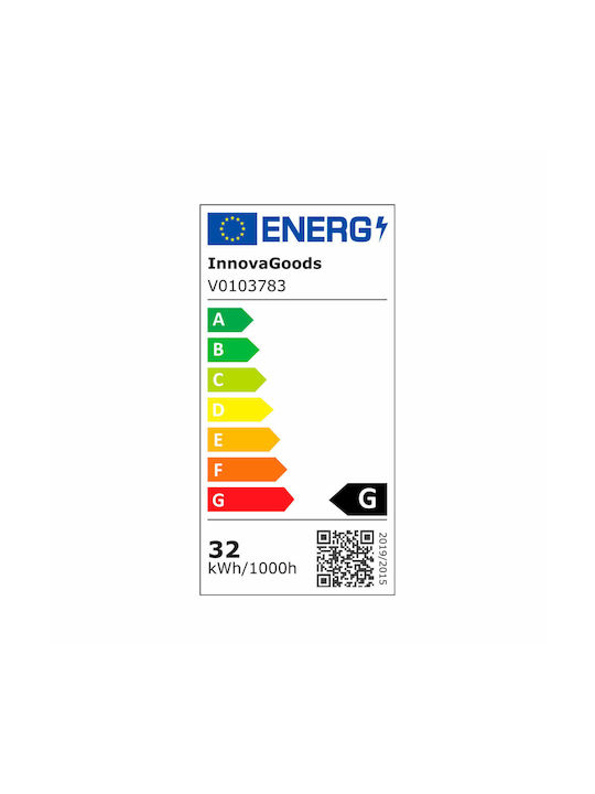 InnovaGoods Διακοσμητικό Φωτιστικό E14 Lava Lamp 10.7x10.7x42εκ.