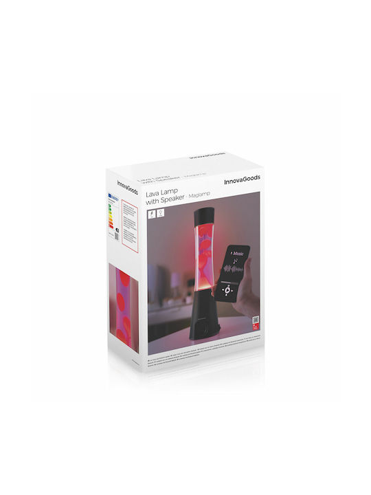 InnovaGoods Διακοσμητικό Φωτιστικό E14 Lava Lamp 10.7x10.7x42εκ.