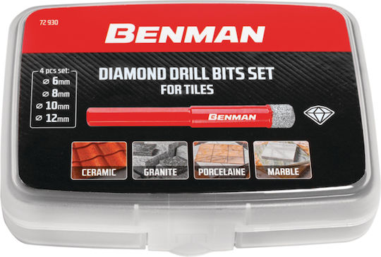 Benman Burghie diamantată Tăiere uscată cu diametru 12mm
