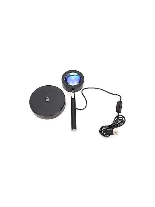 Dekorative Lampe Sonnenuntergang Schwarz
