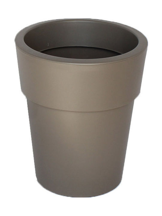 Viomes Linea Γλάστρα Πλαστική Taupe Viomes Linea Γλάστρα Πλαστική Taupe