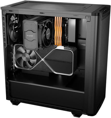 Be Quiet Pure Base 501 Gaming Midi Tower Computer Case with Side Window Airflow Window Black
