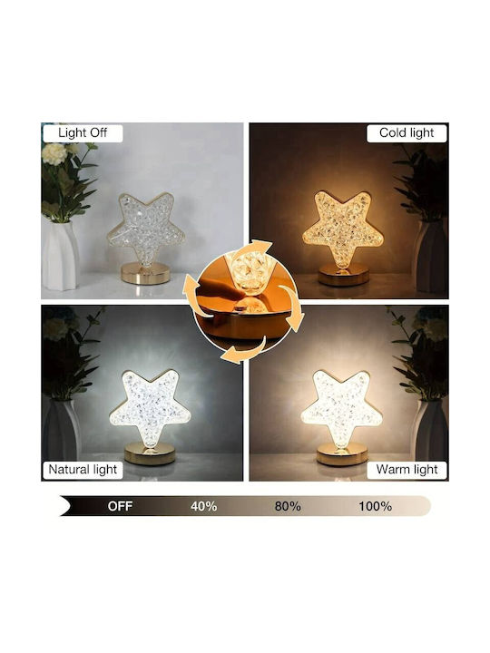 Stern Usb Dekorative Lampe Gelb
