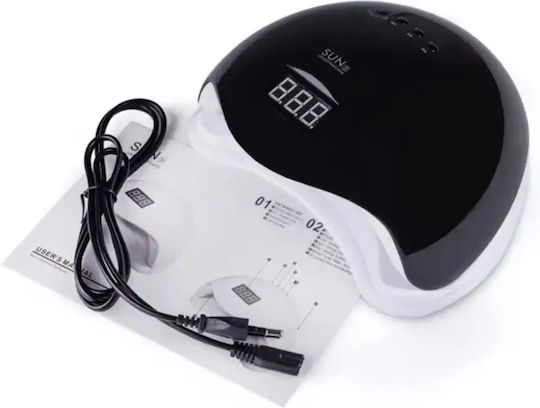 SUN ONE UV Sun 5 Nail Polish Curing Lamp UV / LED 48W Black