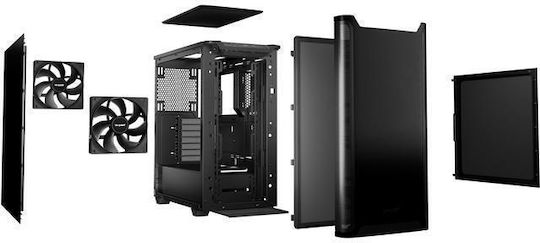 Be Quiet Pure Base 501 Midi Tower Κουτί Υπολογιστή Μαύρο