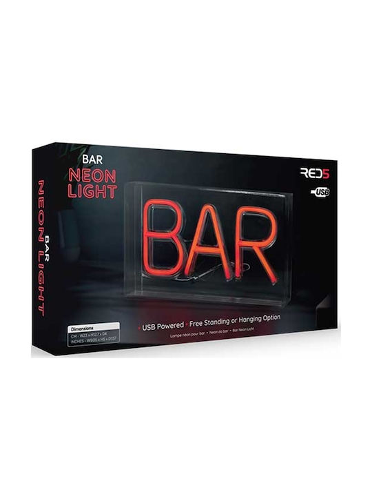 The Source Light Decorative Lamp Bar Light Red