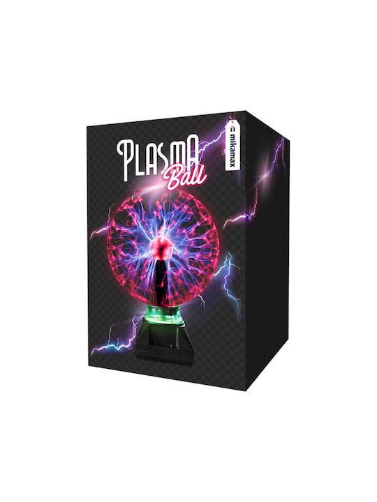 Mikamax Lustră Decorativă Plasma Ball Negru