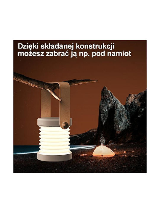 Usams Διακοσμητικό Φωτιστικό LED Θερμό Λευκό 3000K Φαναράκι 19.4x14.2x4.1εκ.