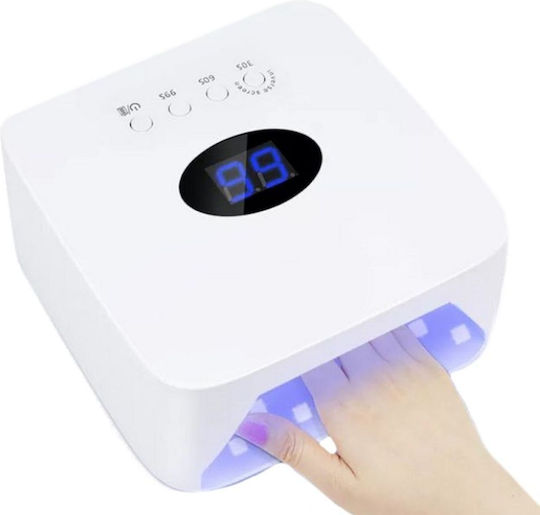 Nail Polish Curing Lamp UV / LED Battery Operated 54W White