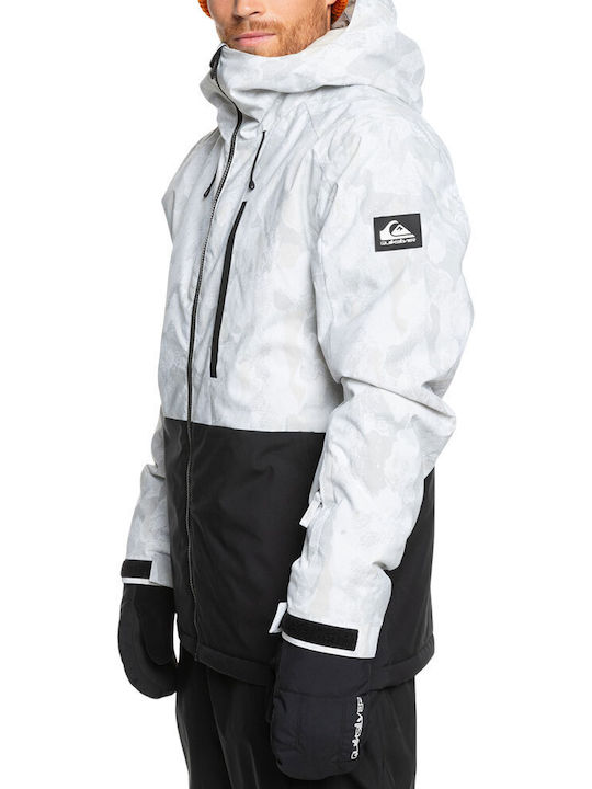Quiksilver Mission Printed Block Men's Ski & Snowboard Jacket Multicolour EQYTJ03478-WDW1