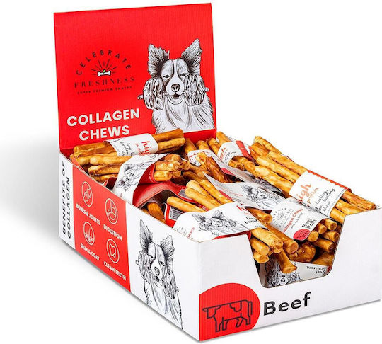 Celebrate Freshness Delicii în formă de baston pentru câini Rase medii cu Carne de vită 12.5buc 35gr 5buc