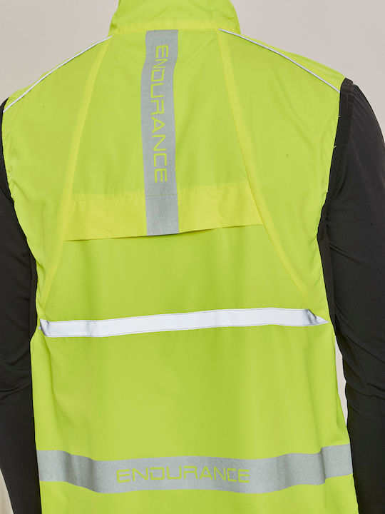 Αμάνικο Αθλητικό Μπουφάν Safety Yellow