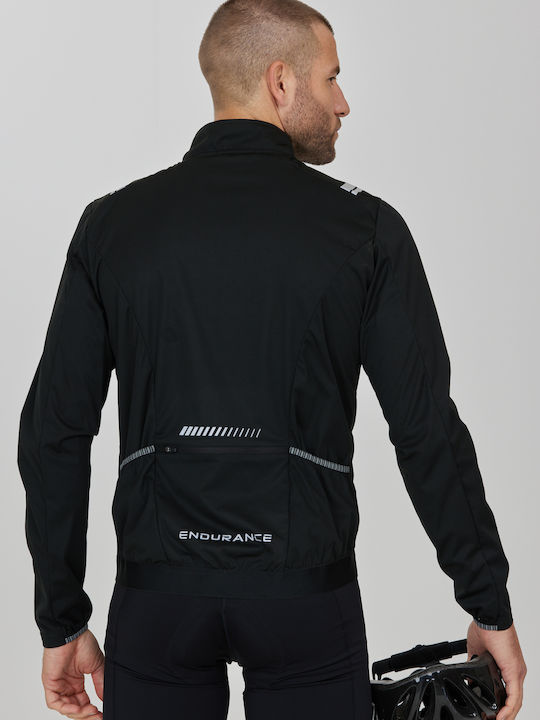 Geacă de iarnă cu protecție împotriva vântului Black