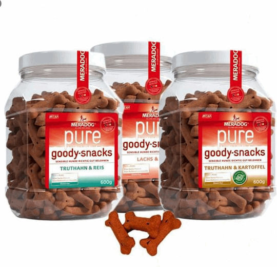 Meradog Pure Sensitive Biscuit Dog Diet Grain & Gluten Free with Potatoes and Turkey 600gr