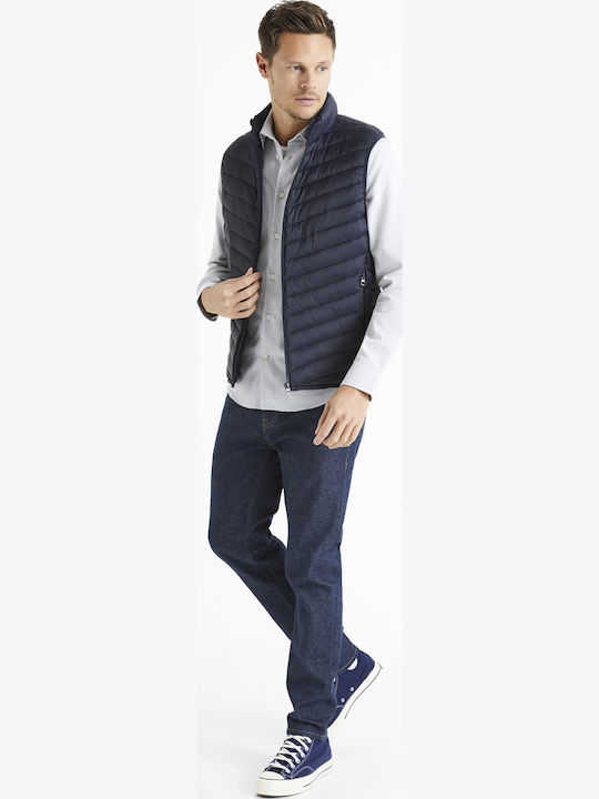Sleeveless Jacket Navy