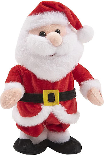 Fun World Plush Christmas Santa Claus - Red 30 cm