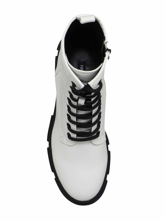 Stiefeletten Damen Weiß