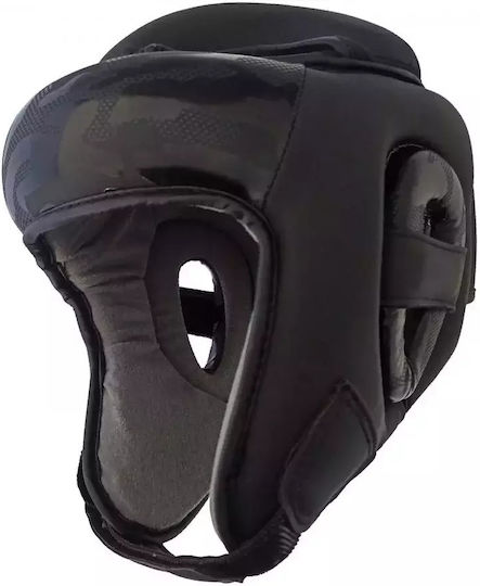 Olympus Sport Adult Open Face Boxing Headgear Black