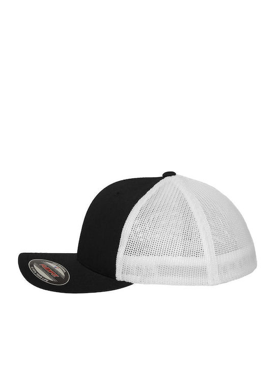 2-tone Men's Trucker Cap Black