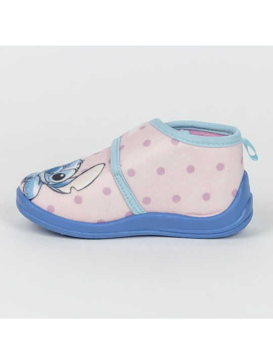 Stitch Kinderhausschuhe Rosa