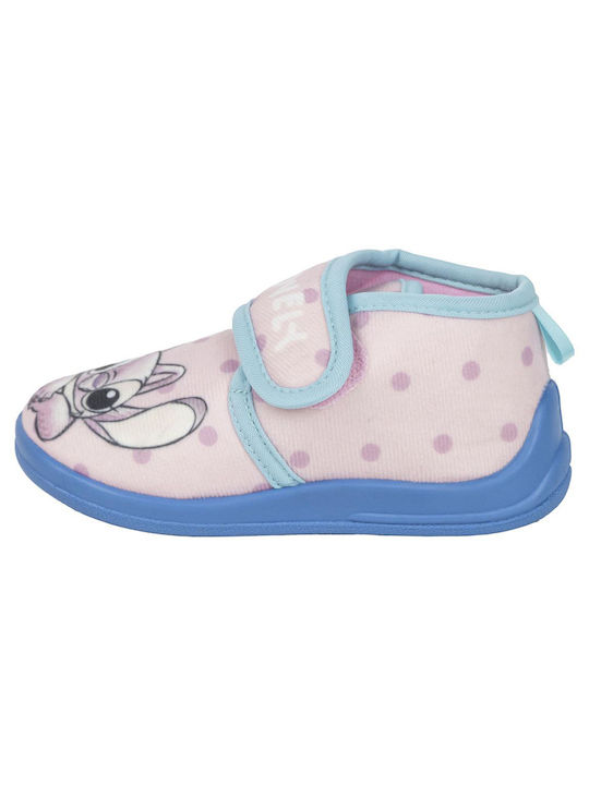 Stitch Kinderhausschuhe Rosa