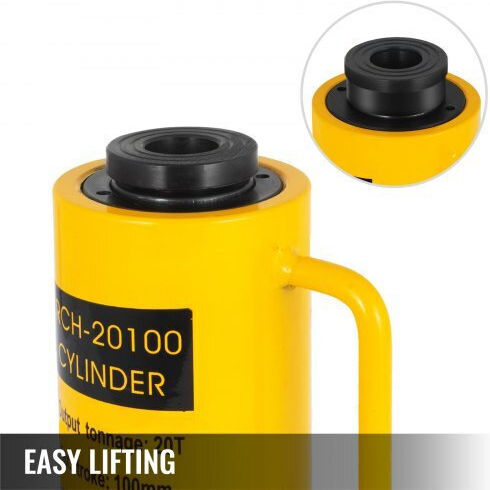 20t 100mm Hydraulic Cylinder Hollow Piston Qjd20t100mmkxyy01v0